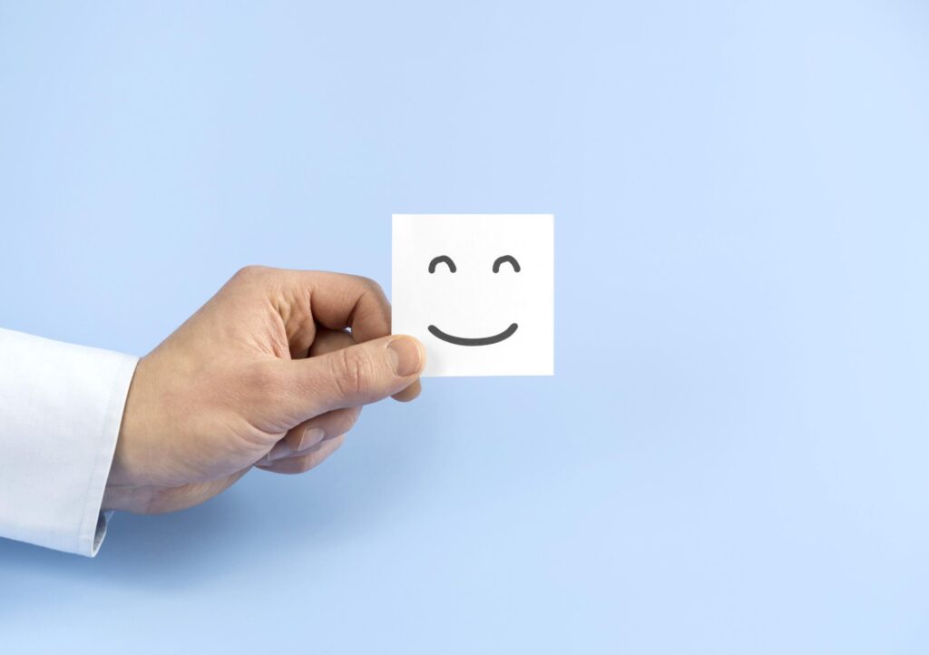 cara sonriente